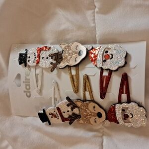 Clairs kids christmas hair clips/ BUNDLE ONLY 2or more items